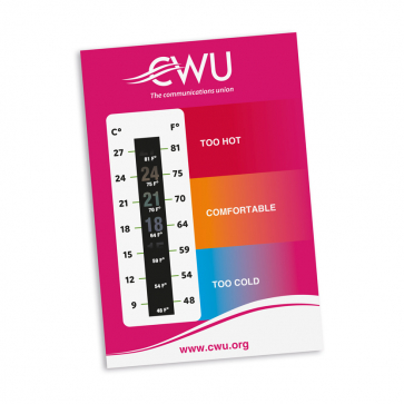 Temperature Gauge Card  (Personalised)