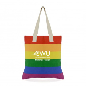 Rainbow Cotton Shopper 
