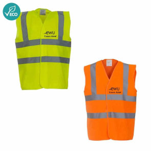 Hi-Visibility Waistcoat with Two Bands and Braces
