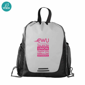 Recycled Pocketed Drawstring Bag (10L)