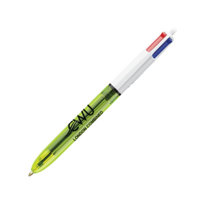 4 Colours Fluo Ballpen
