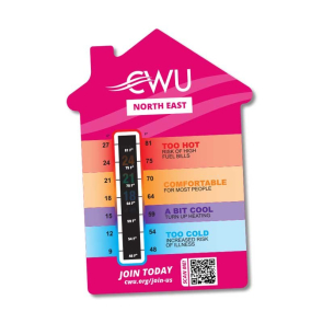 House Shaped Temperature Gauge