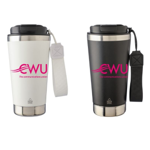 Double-Walled Recycled Steel Travel Mug (500ml)