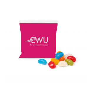 Flow Bag Sweets -  Jelly Beans 10g (Personalised)